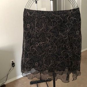 Black skirt